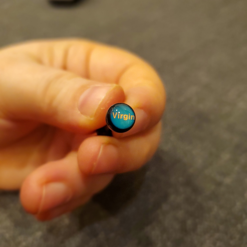 Virgin Surgical Steel Tongue Ring